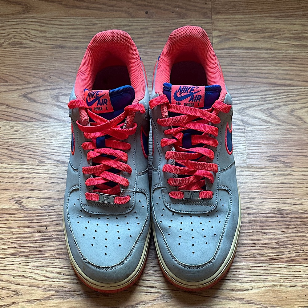 Nike Air Force 1 Wolf Gray Game Royal Hot Punch (Men’s) (10.5)